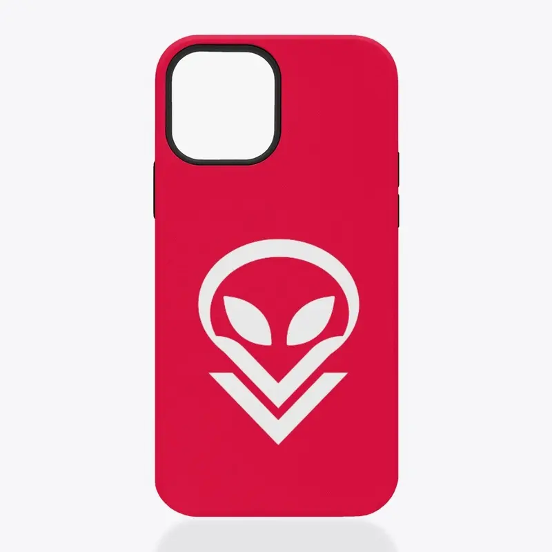 VENNNUSV SINGLE LOGO (WHITE) iPhone Case